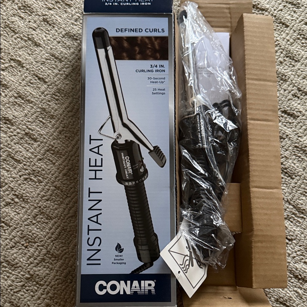 Conair Instant Heat Curling Iron - Black